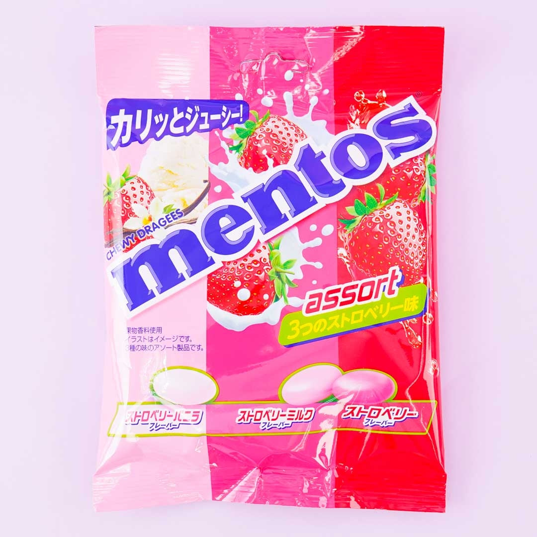 Mentos Assorted Candy Bag - 3 Strawberries