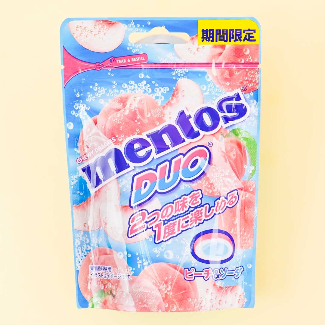 Mentos DUO Candy - Peach & Soda