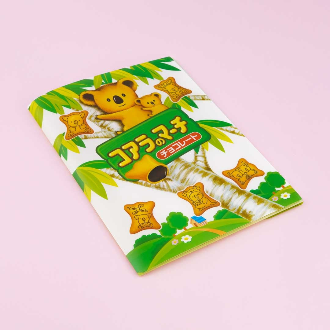 Koala's March Chocolate Clear Pocket Case File