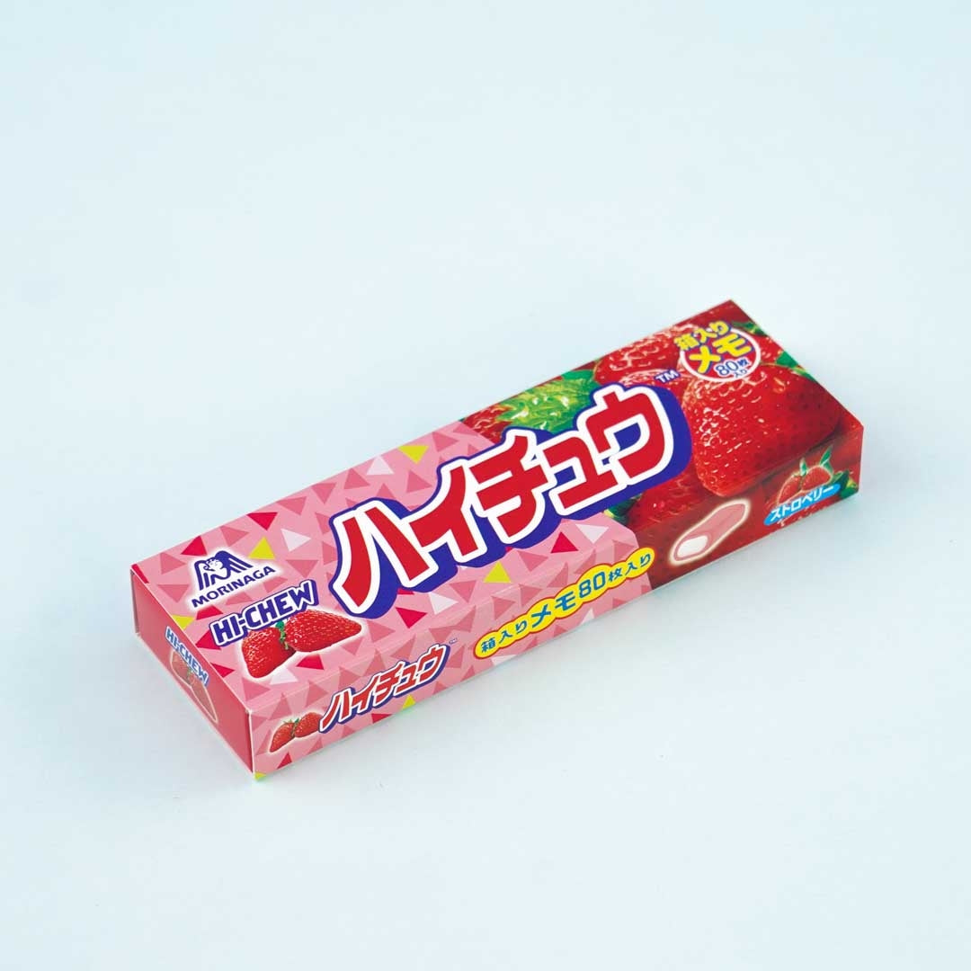 Hi-Chew Strawberry Boxed Sticky Notes