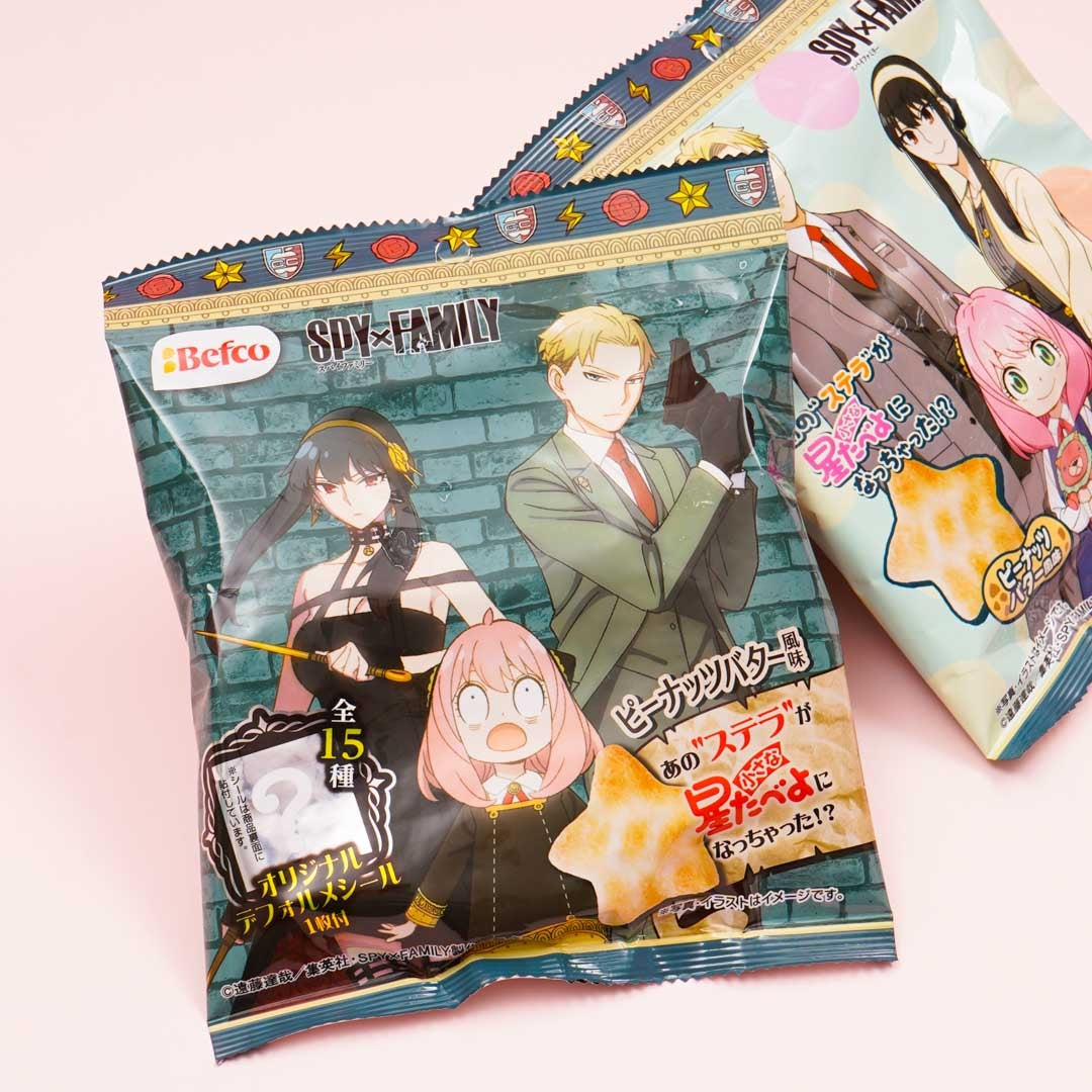 SPY x FAMILY Kuriyama Hoshitabeyo Rice Crackers - Peanut Butter