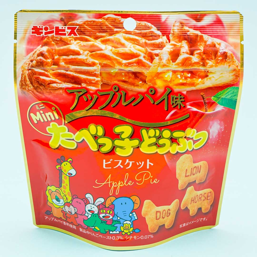 Ginbis Mini Tabekko Animal Biscuits - Apple Pie