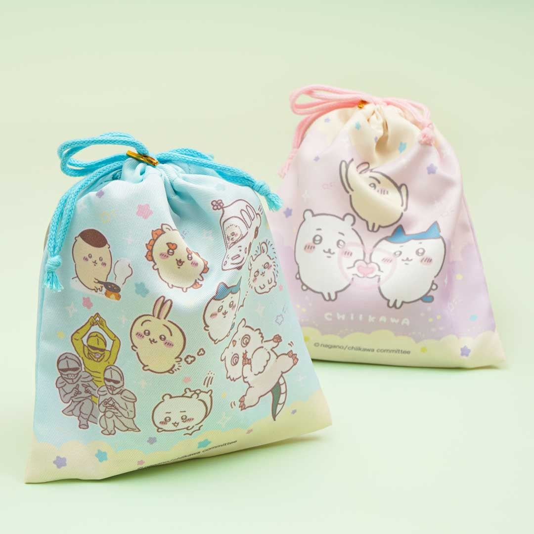 Chiikawa Kinchaku Drawstring Snack Bag