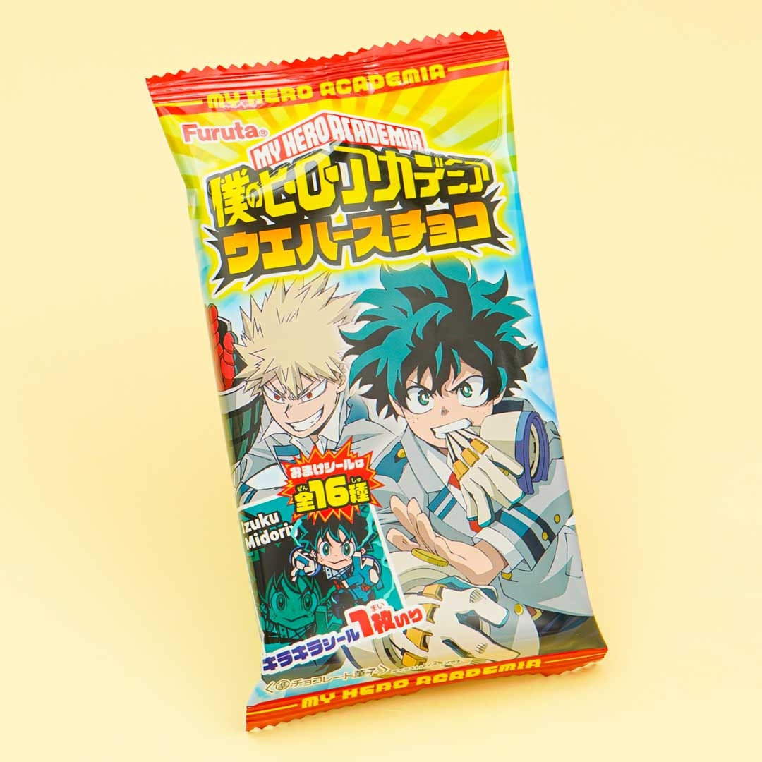 My Hero Academia Sticker With Chocolate Wafer