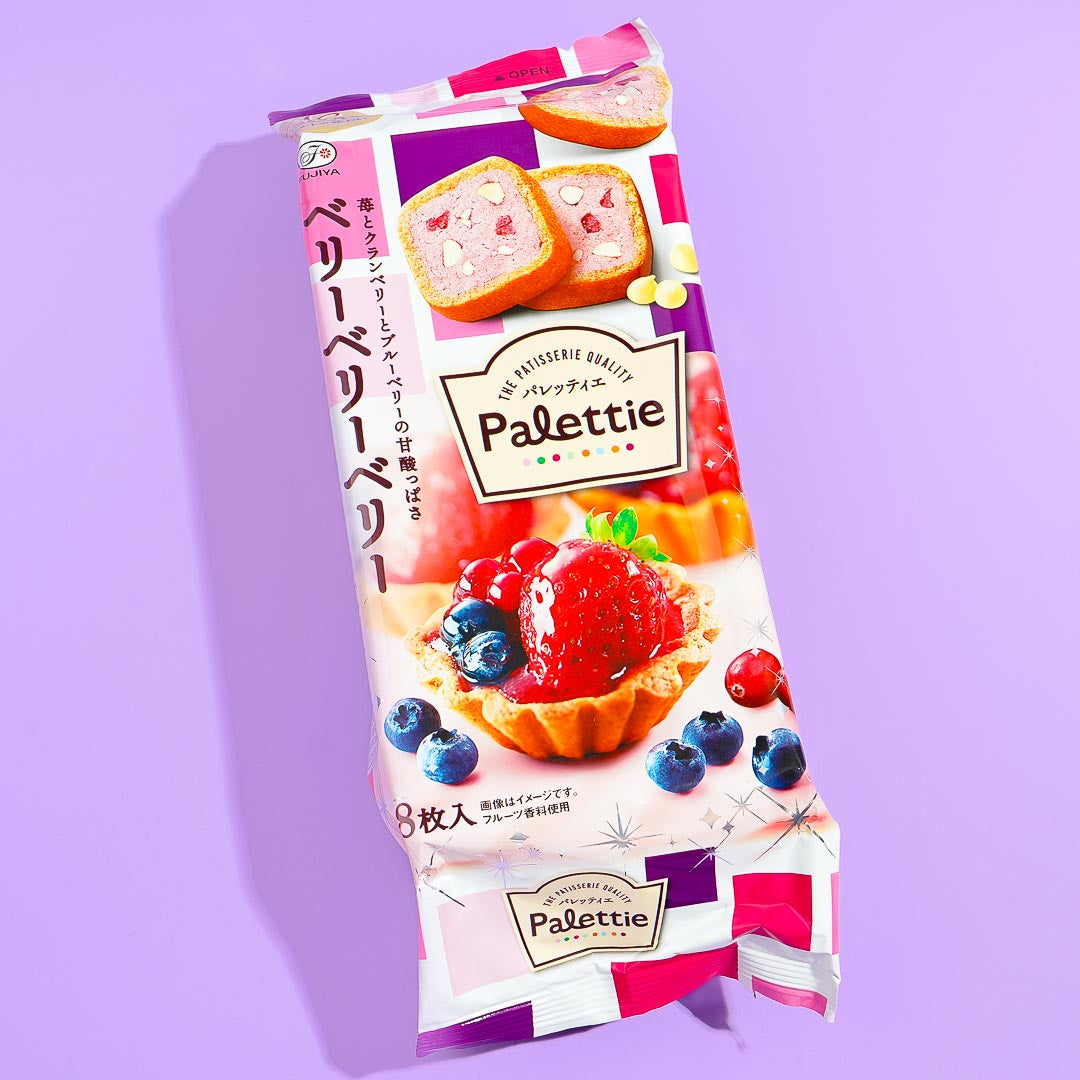 Fujiya Palettie Cookies - Berry Berry Berry