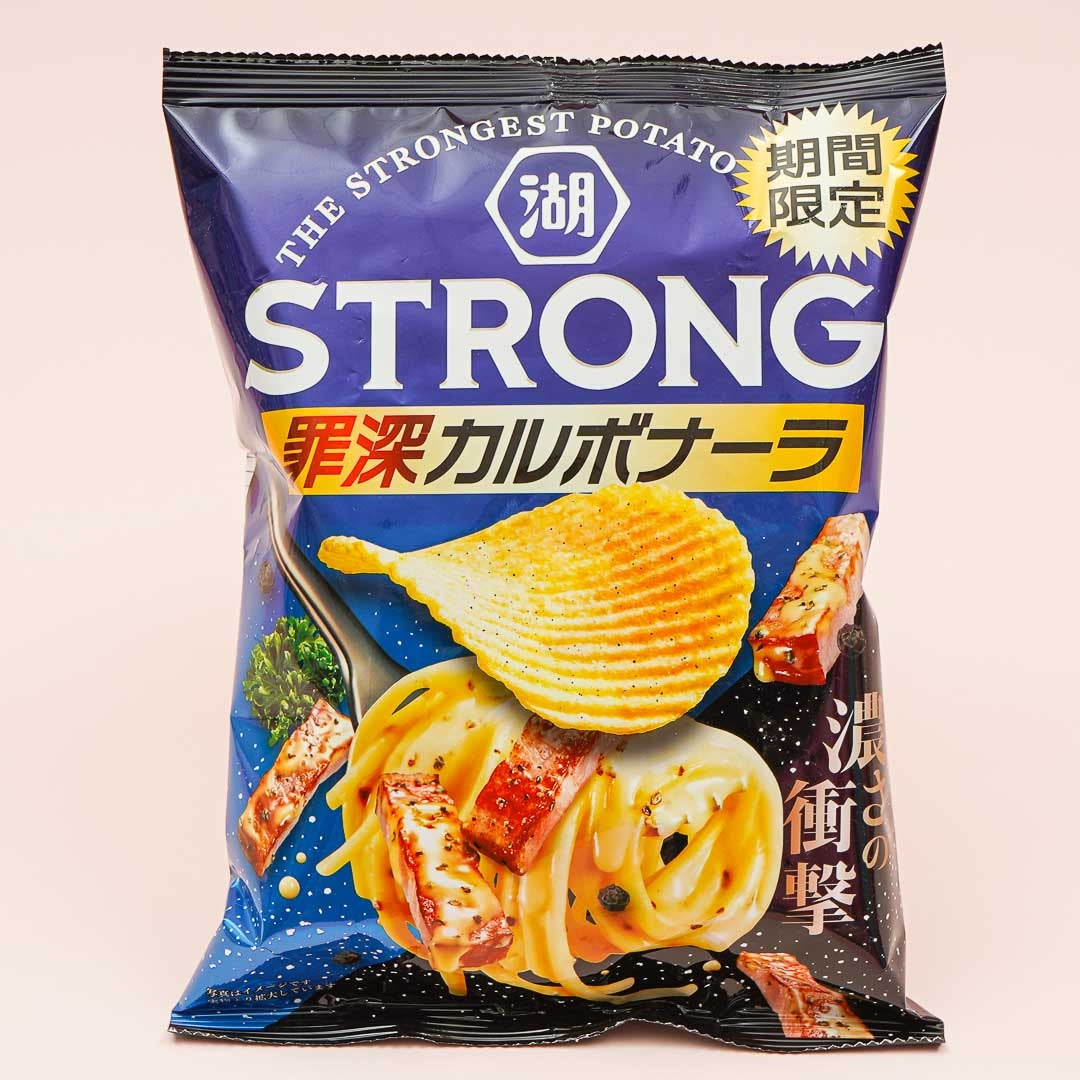 Koikeya Strong Potato Chips - Carbonara