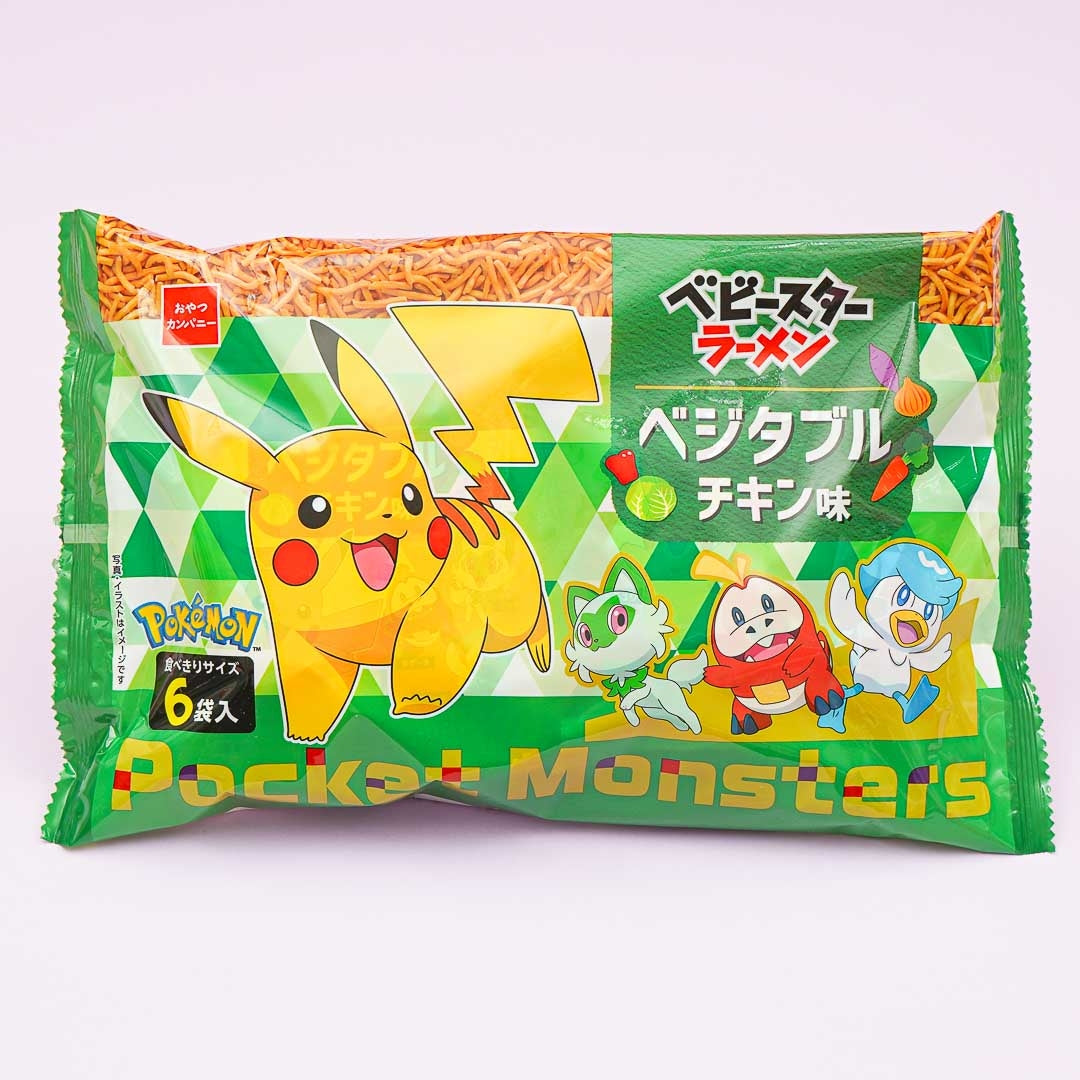 Pokemon Baby Star Ramen Snacks - Vegetable Chicken
