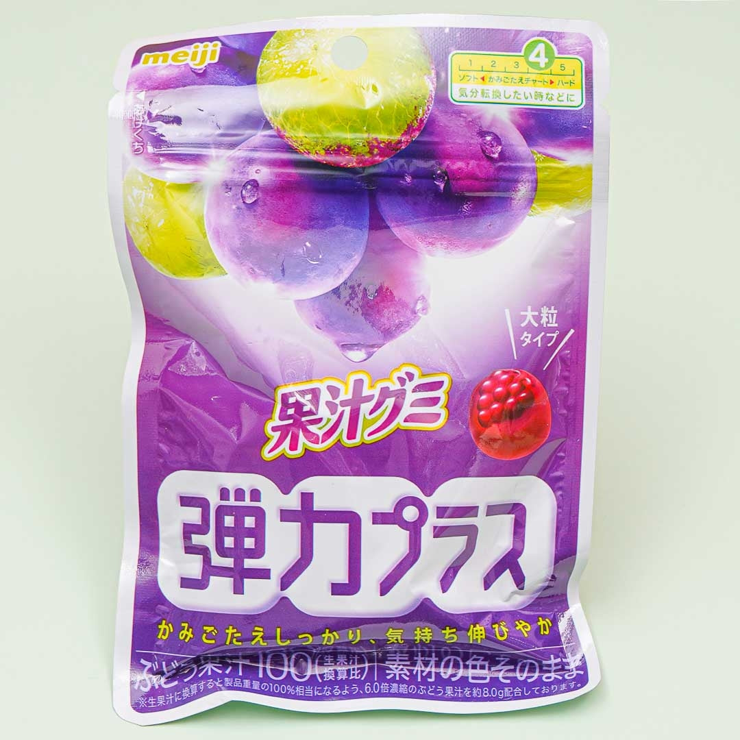 Meiji Kajyu Fruit Gummies Elastic Plus - Grape