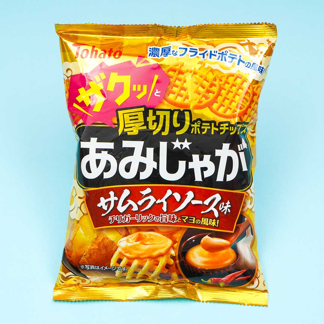 Tohato Amijaga Potato Chips - Samurai Sauce