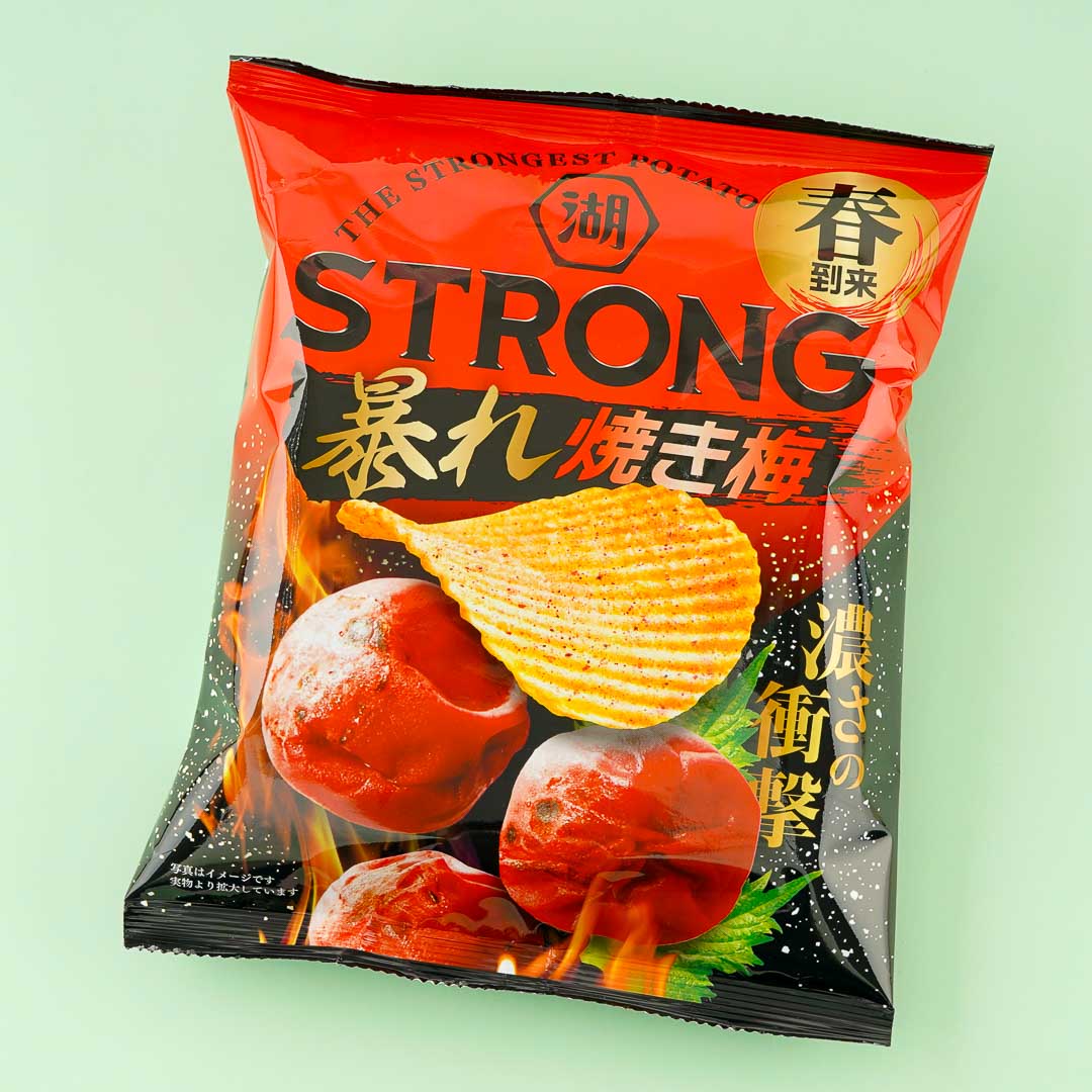 Koikeya Strong Potato Chips - Grilled Plum