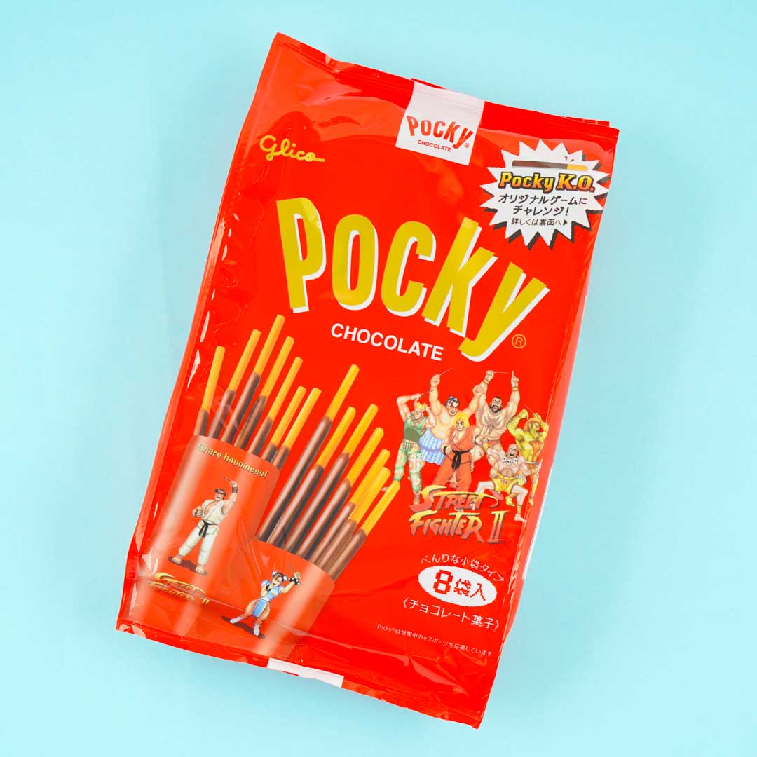 Giant Chocolate Pocky Biscuit Sticks Pack - 8 pcs