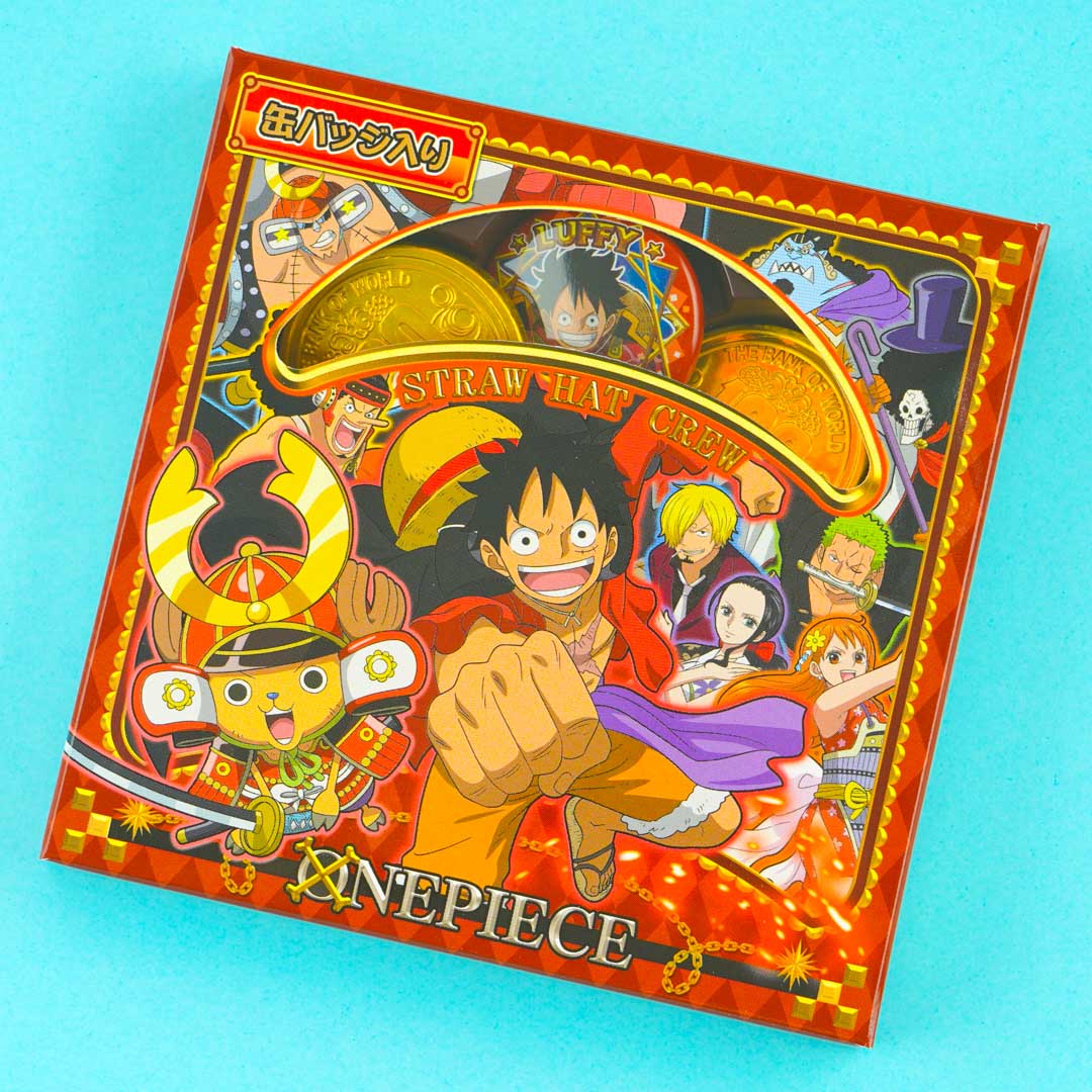 One Piece Chocolate Coins & Badge