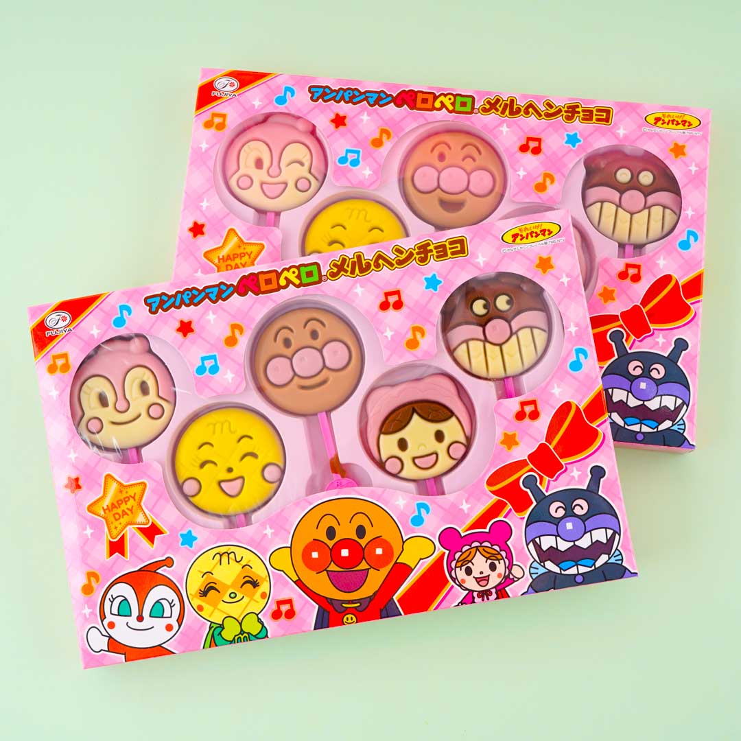 Anpanman & Friends Chocolate Lollipops