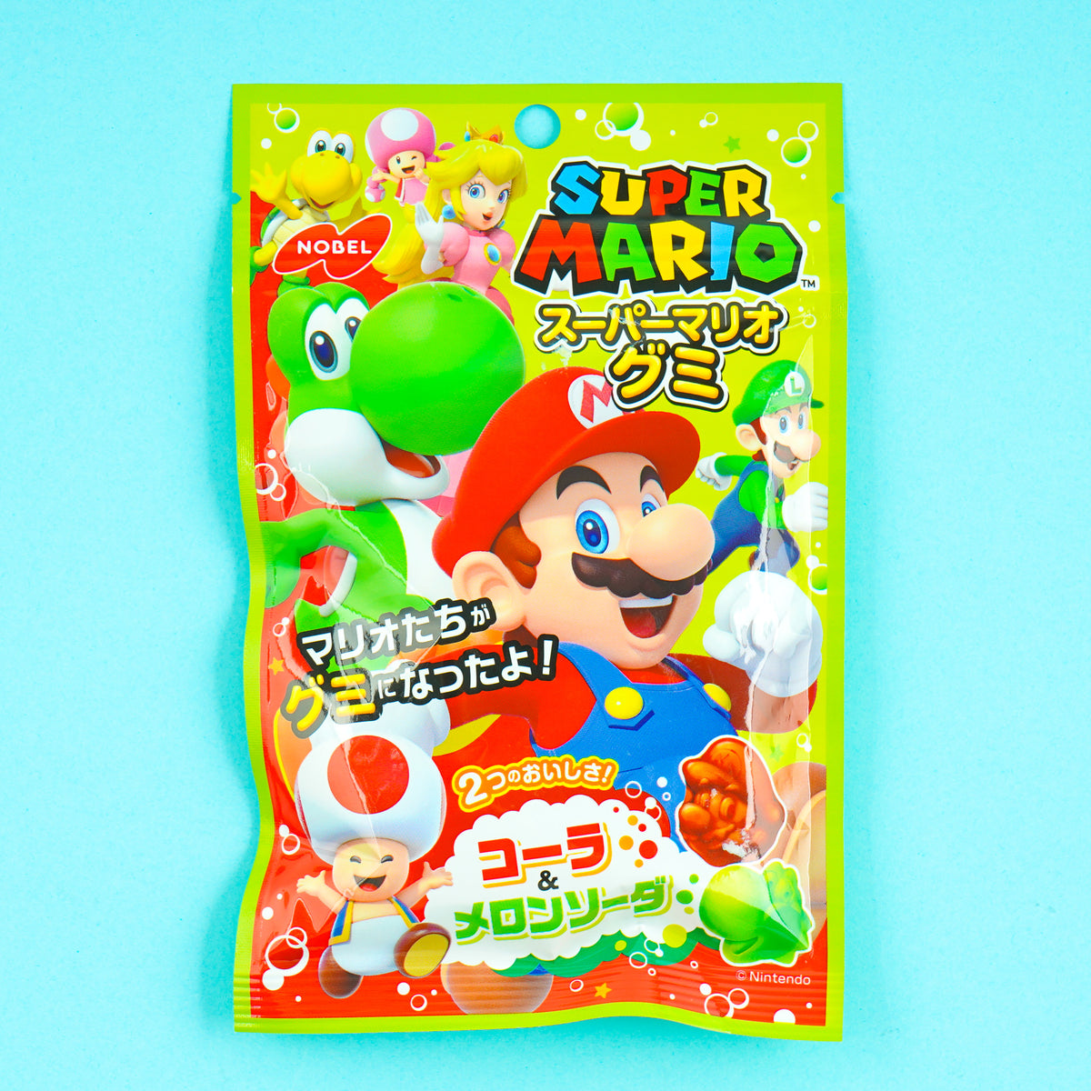 Super Mario Gummy - Cola & Melon Soda