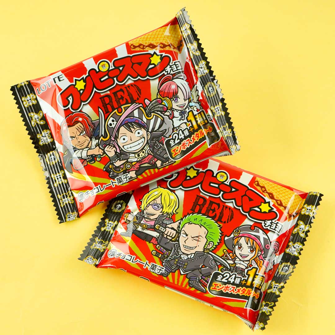 One Piece RED x Bikkuriman Choco Wafer With Sticker