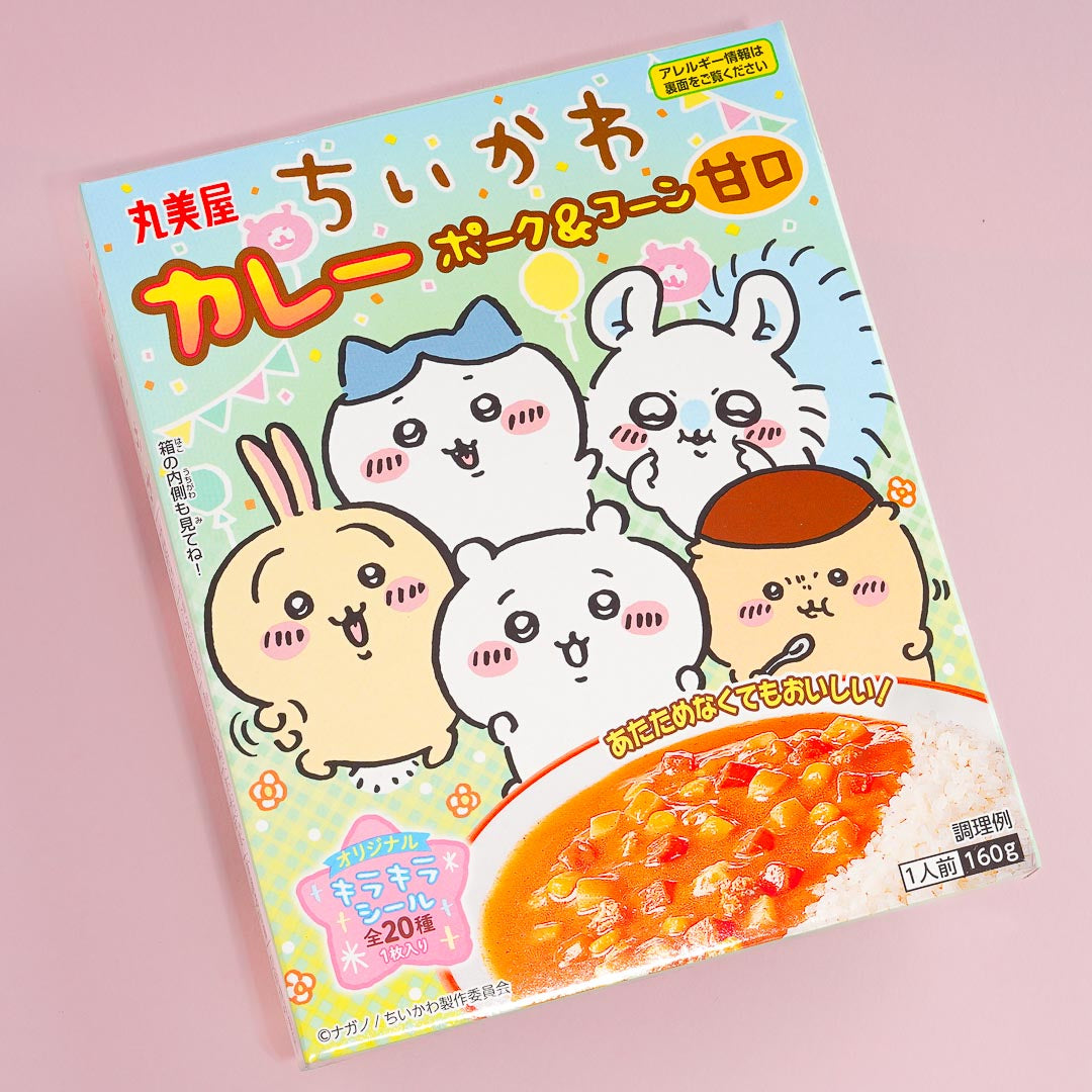 Chiikawa Instant Marumiya Pork & Corn Sweet Curry