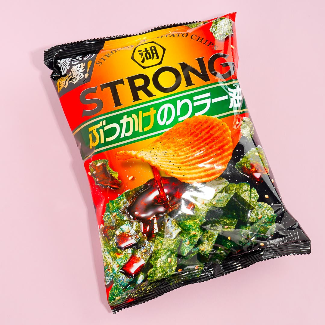 Koikeya Strong Potato Chips - Nori & Red Chili Oil