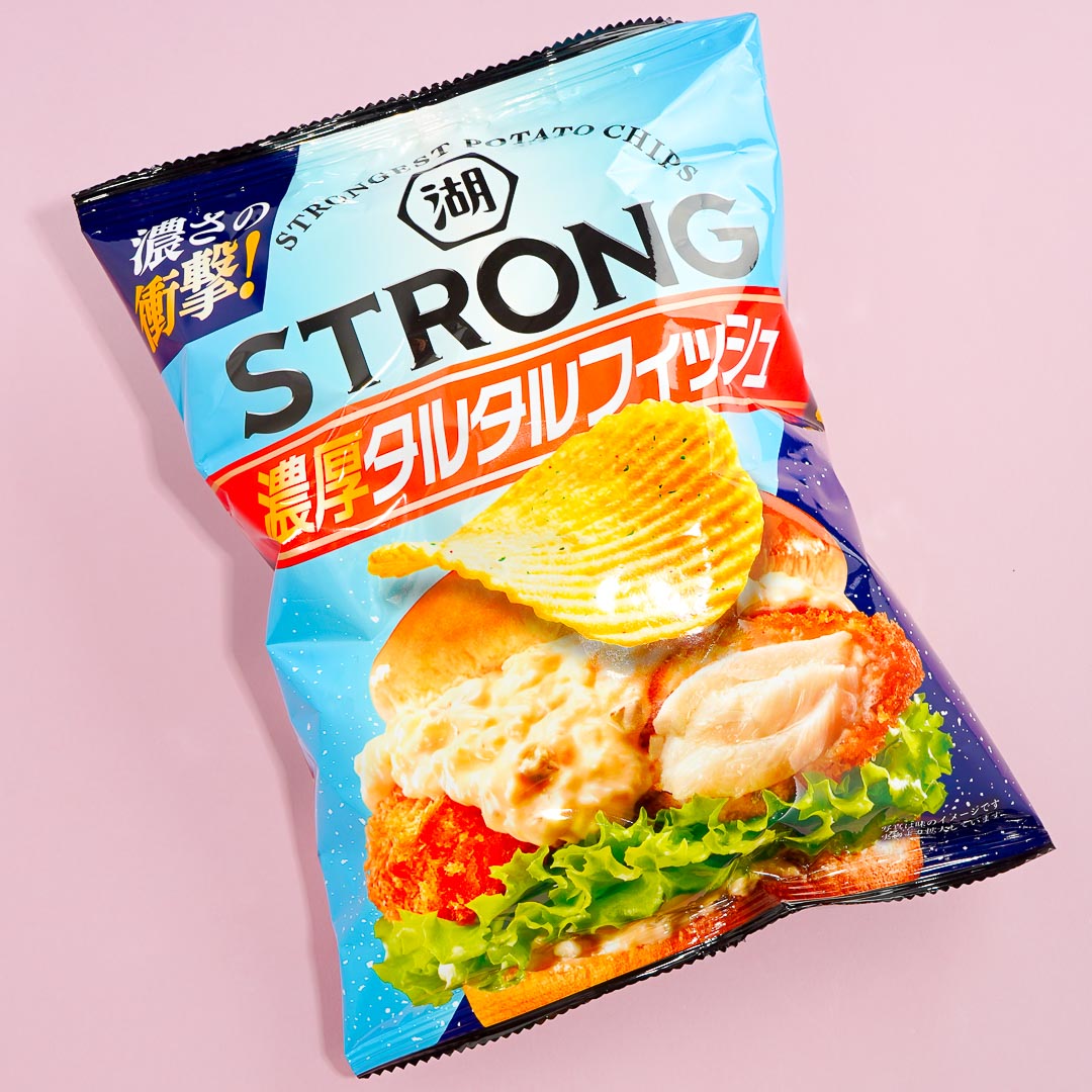 Koikeya Strong Potato Chips - Fish Sandwich With Tartar Sauce