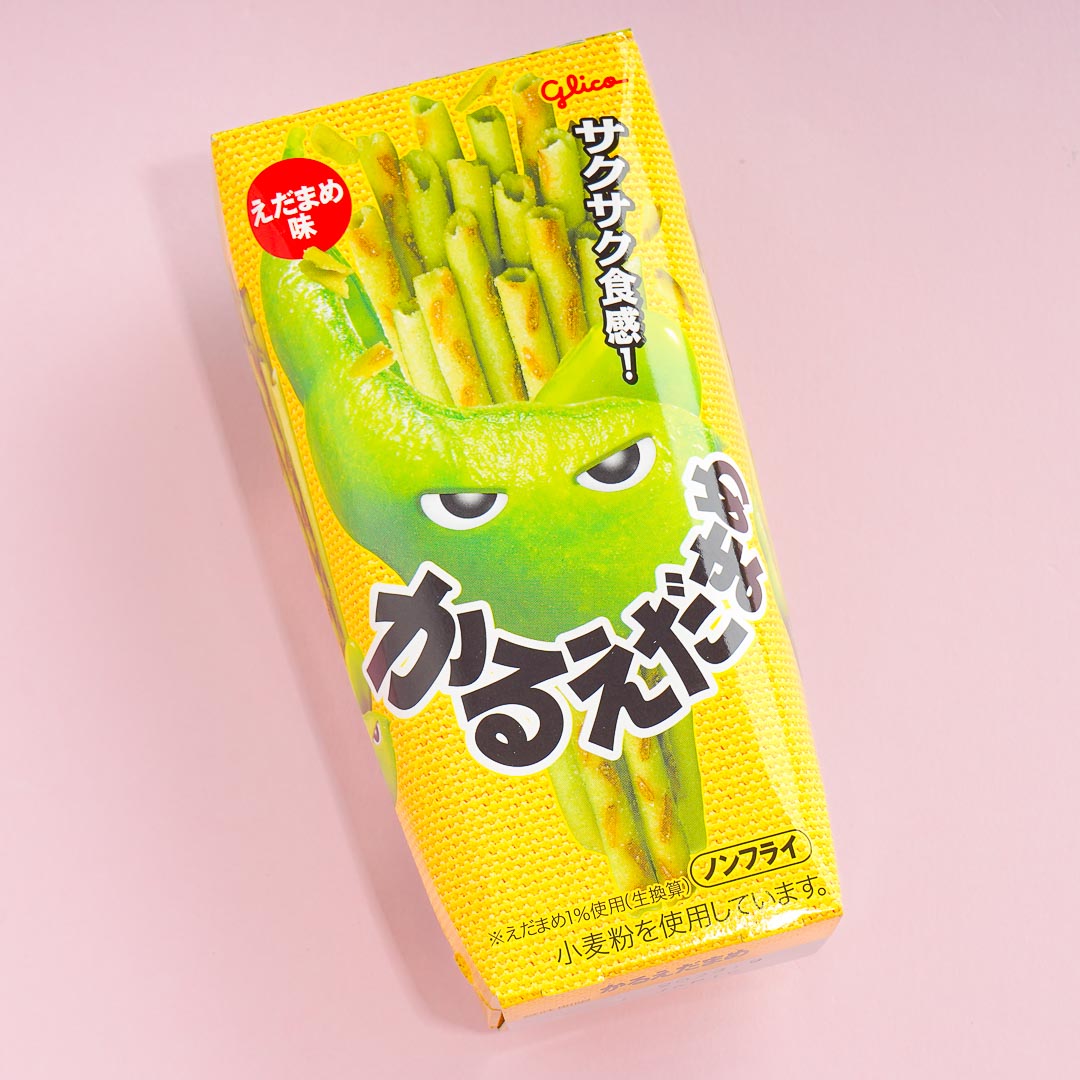 Glico Karuedamame Stick Snacks - Edamame