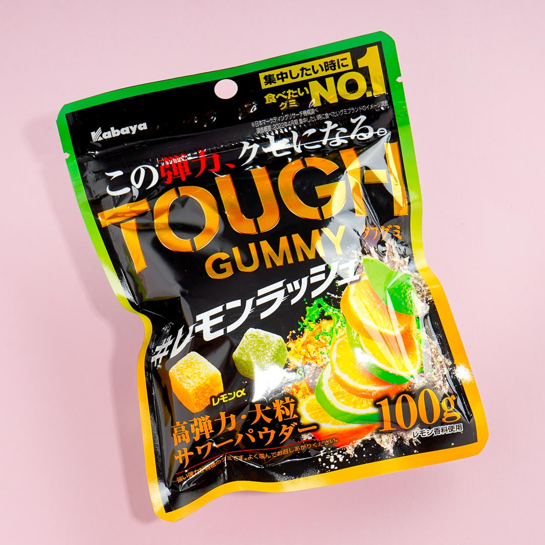 Kabaya Tough Gummy Candy - Lemon Rush