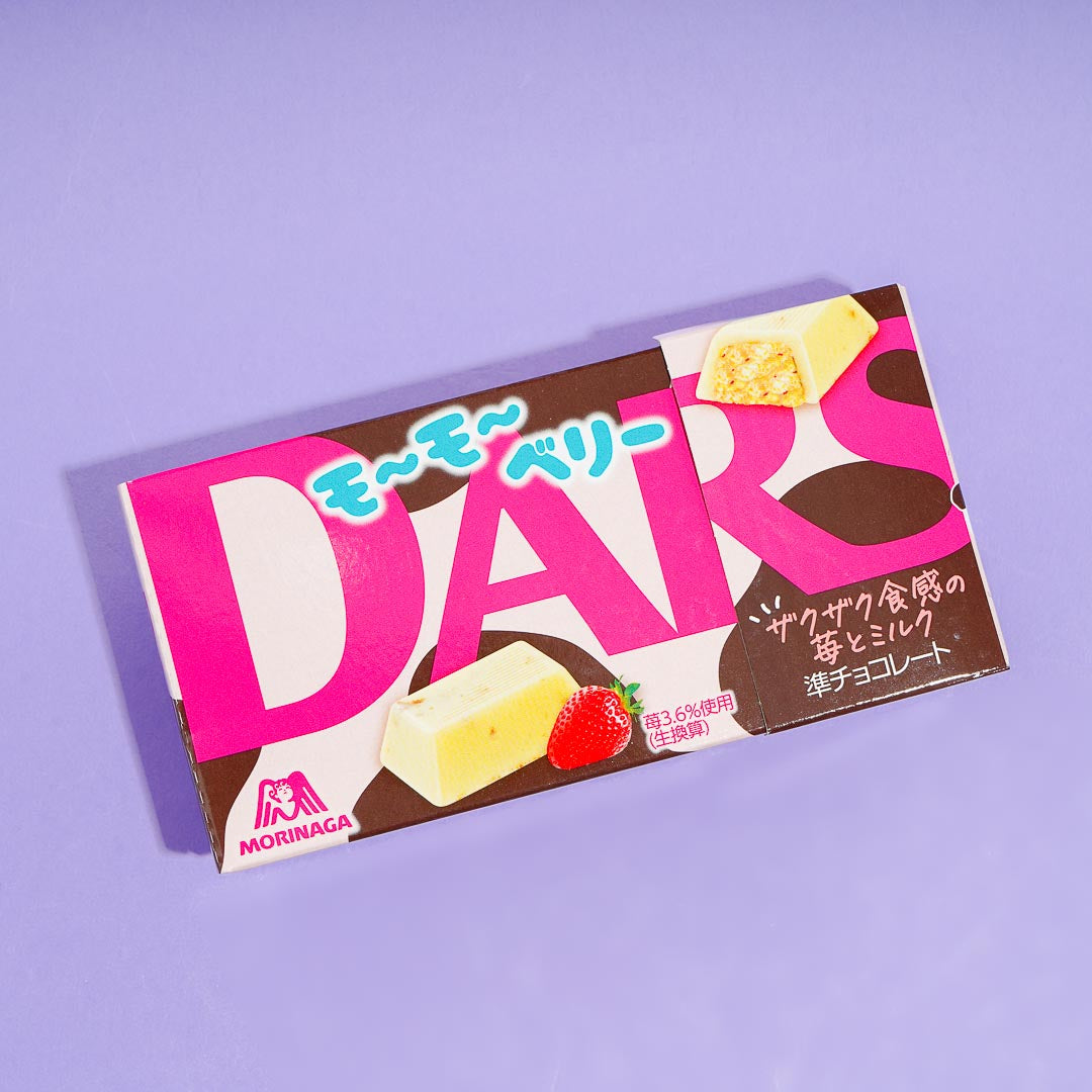 Dars White Chocolate - Crunchy Strawberry
