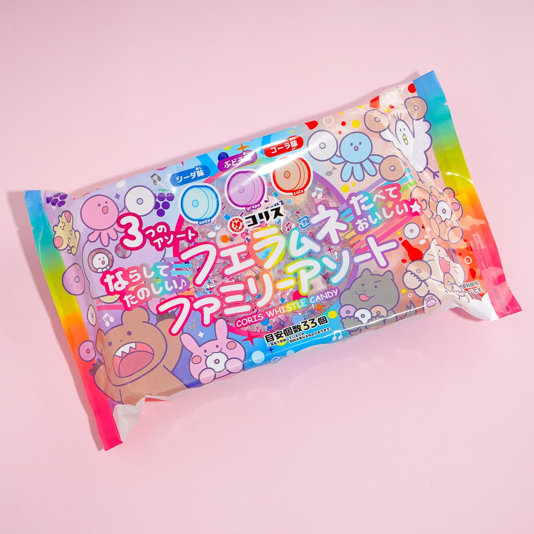 Coris Ramune Whistle Candy Pack - Assorted