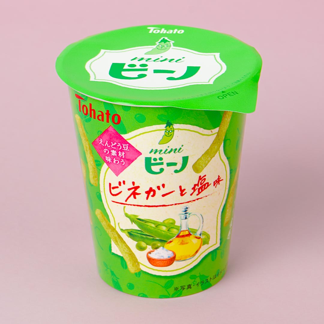 Tohato Beano Edamame Mini Snack Cup - Vinegar & Salt