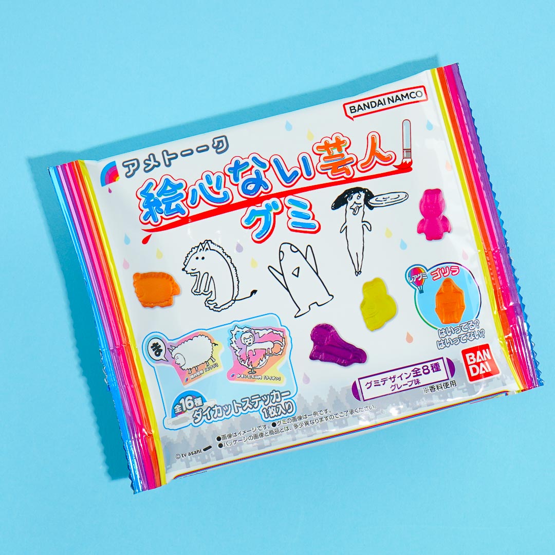 Bandai Ame Talk! Artless Comedian Gummies with Sticker