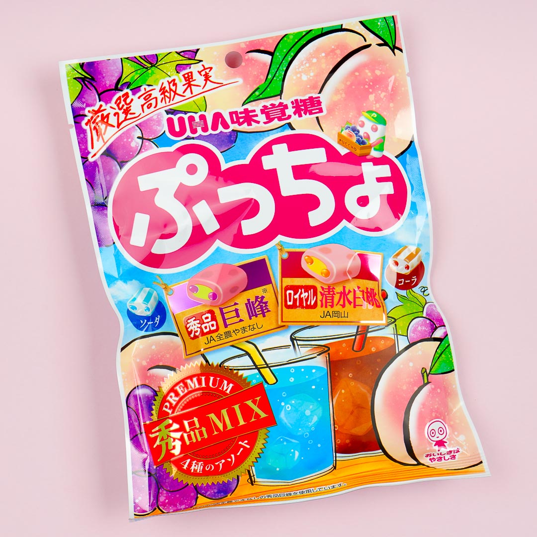 Puccho Chewy Candy Pack - 4 Fruit Mix
