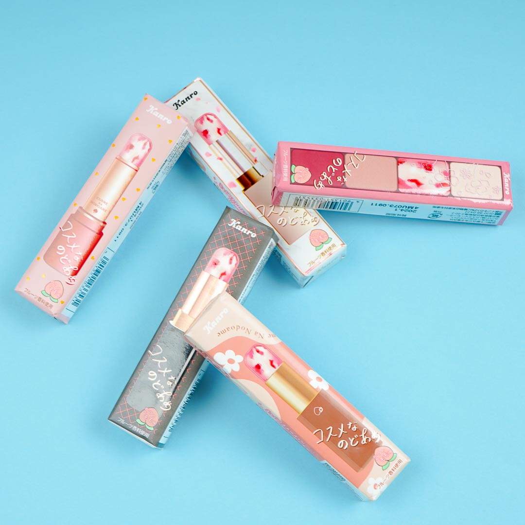 Kanro Cosmetic Lipstick Throat Candy - Strawberry Peach