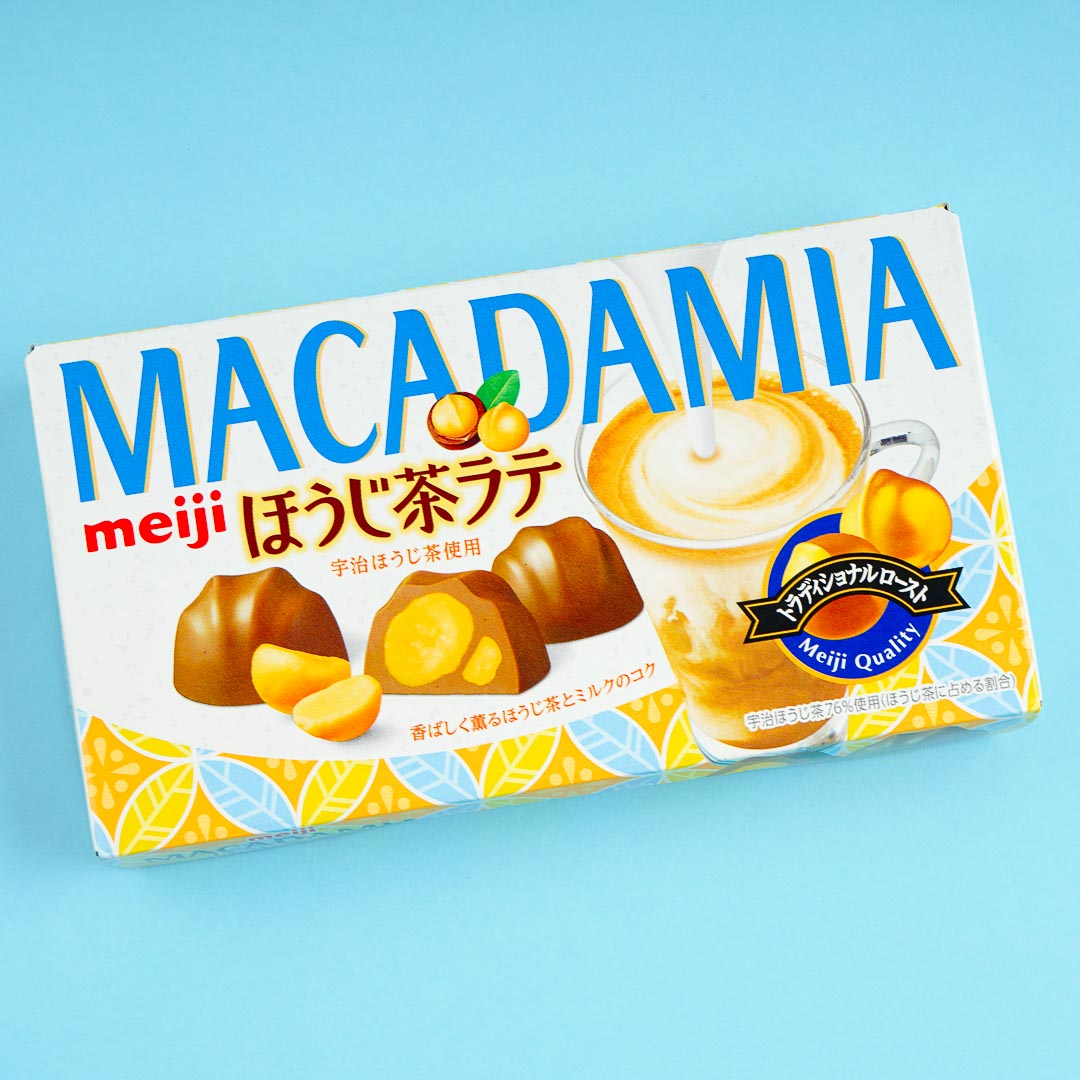 Meiji Macadamia Hojicha Latte Chocolate