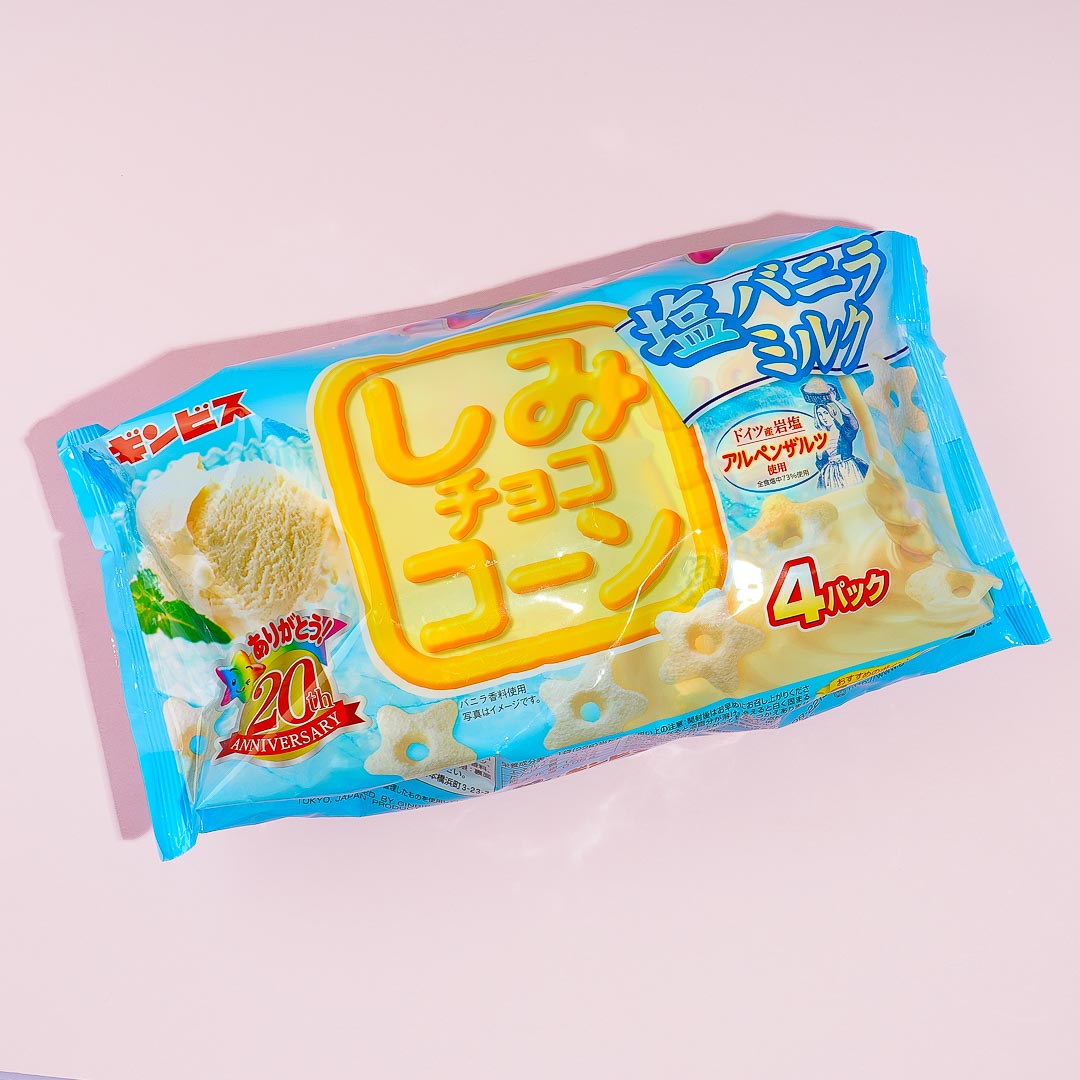 Ginbis Shimi Corn Stars Pack - Salty Vanilla Milk