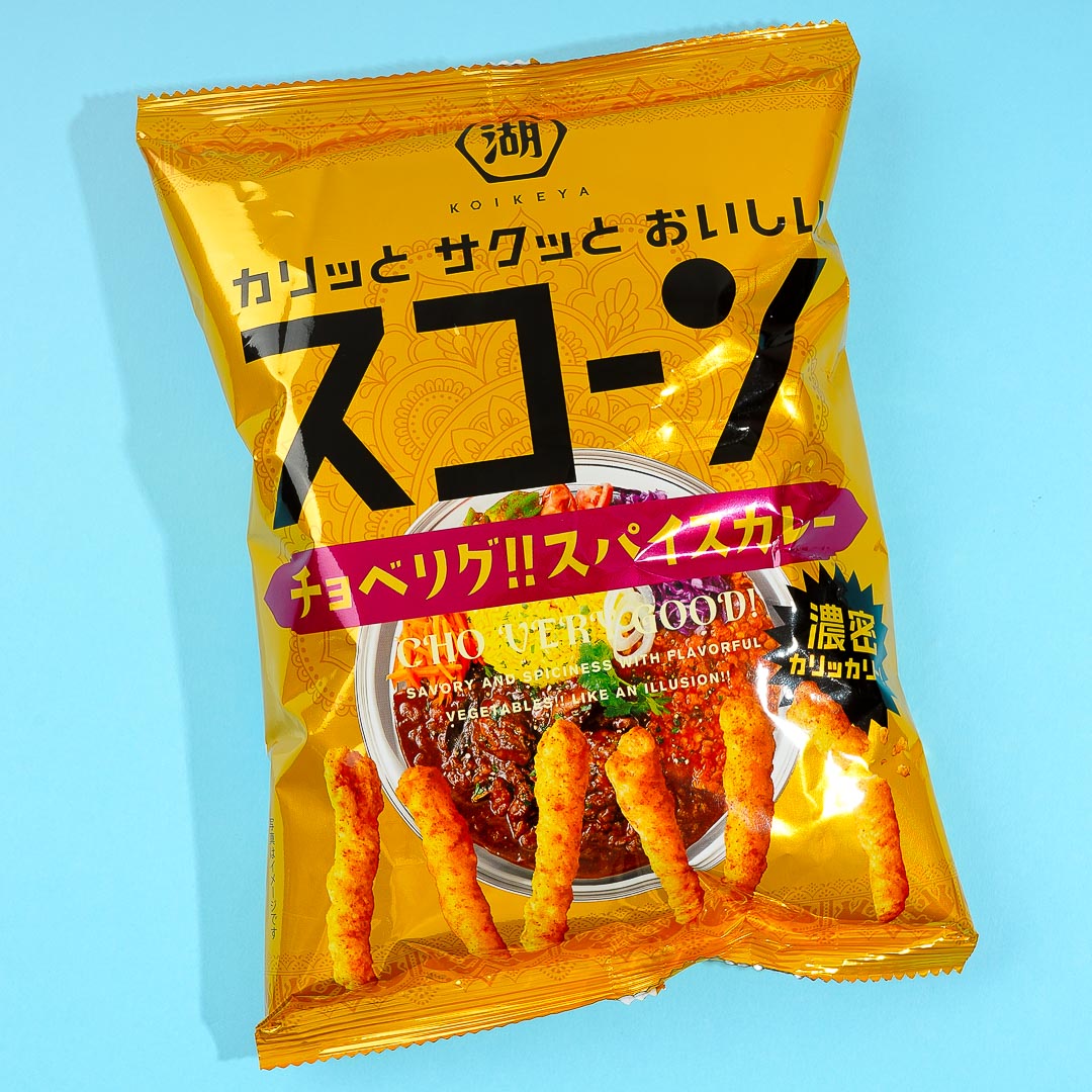 Koikeya Scone Corn Snacks - Spicy Curry