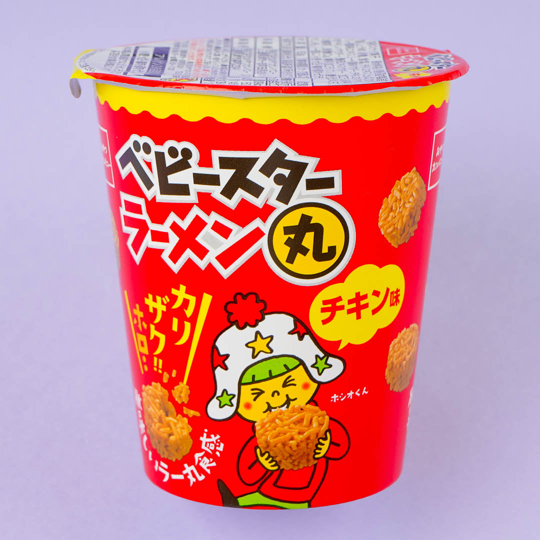 Baby Star Ramen Maru Chicken With Ajitama Noodle Snacks