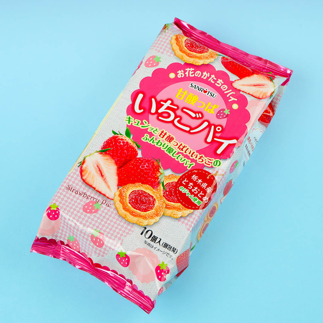 Sanritsu Mini Strawberry Pie Snacks
