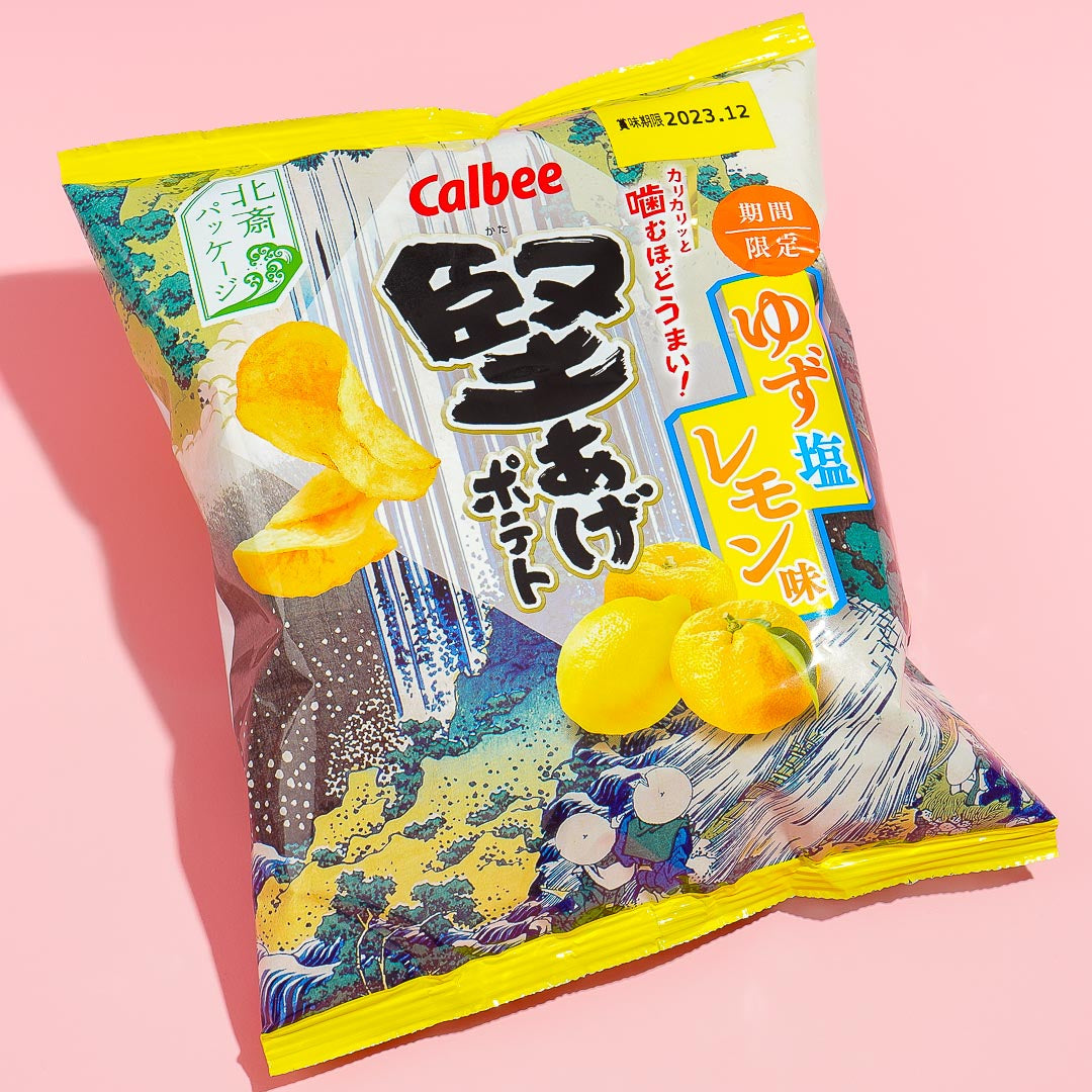 Calbee Kataage Potato Chips - Salt Yuzu Lemon