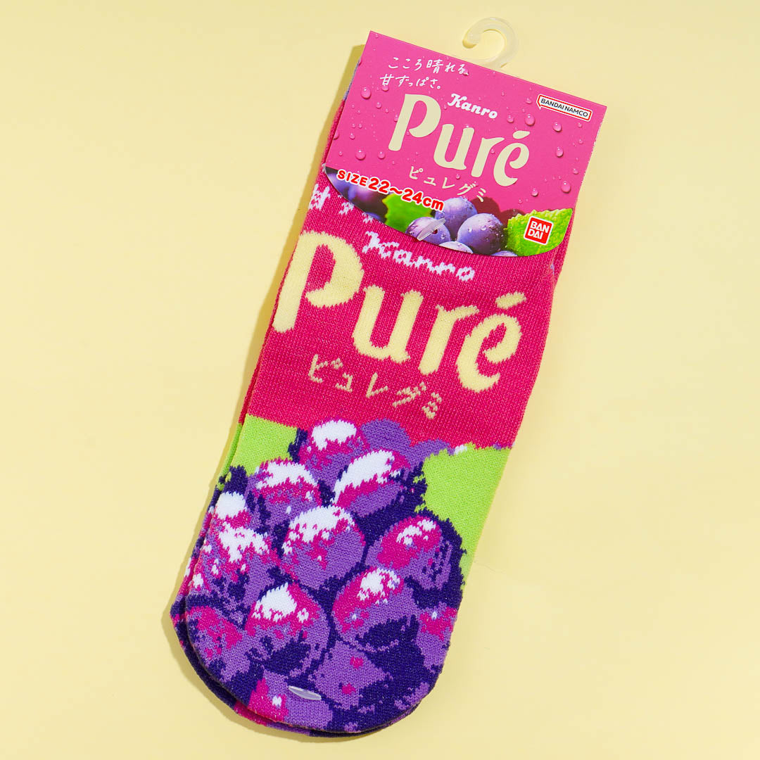 Pure Gummy Socks - Grape