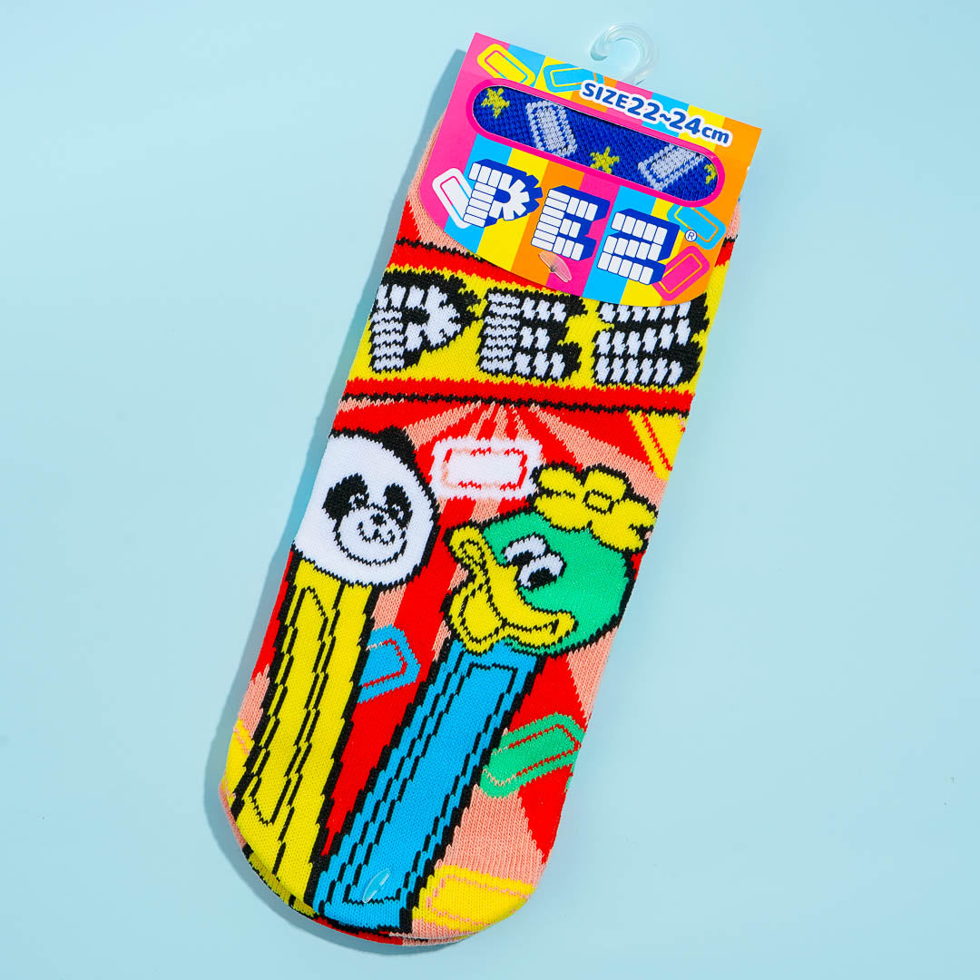 PEZ Candy Sneaker Socks
