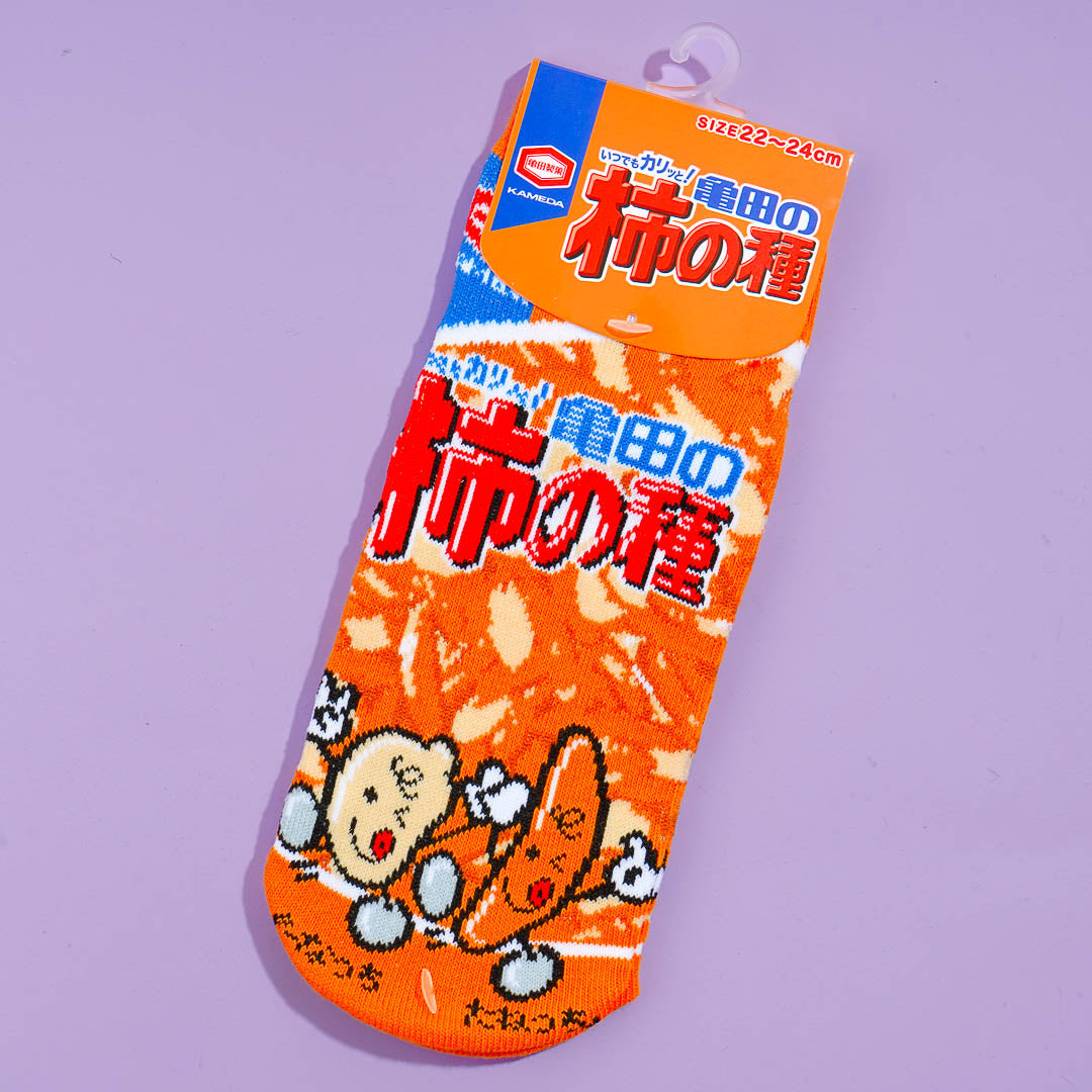 Kaki No Tane Senbei Socks