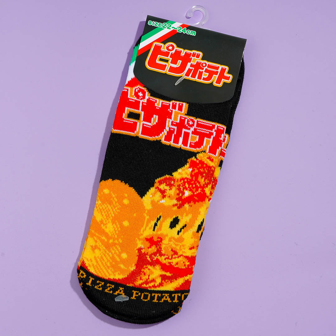 Calbee Spicy Habanero Pizza Potato Chip Socks
