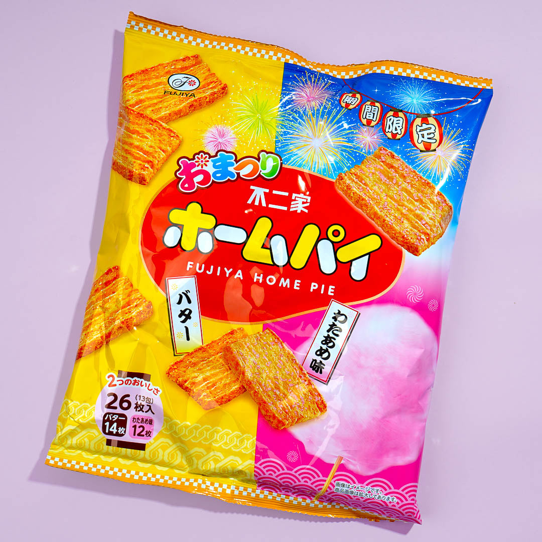 Fujiya Home Pie Snacks Family Bag - Butter & Cotton Candy