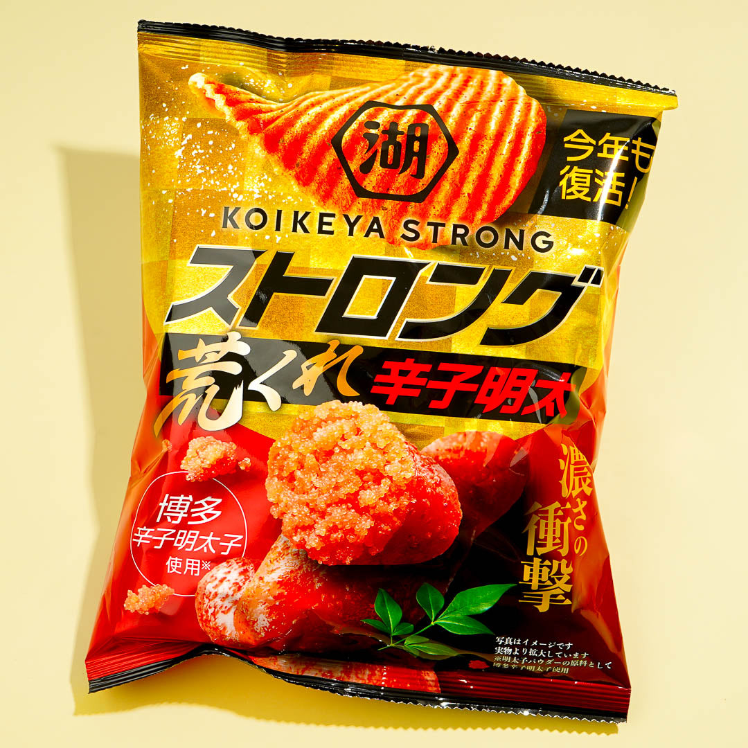 Koikeya Strong Potato Chips - Spicy Cod Roe