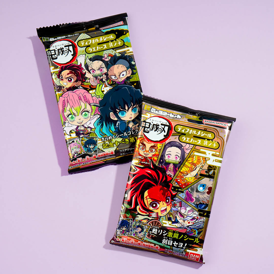 Demon Slayer Chibi Wafer With Sticker