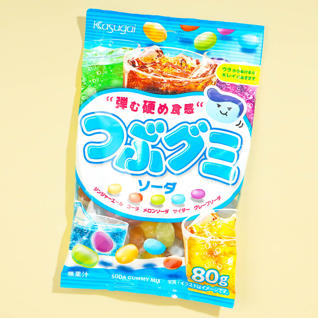 Kasugai Tsubu Gummy Candy - Soda Mix