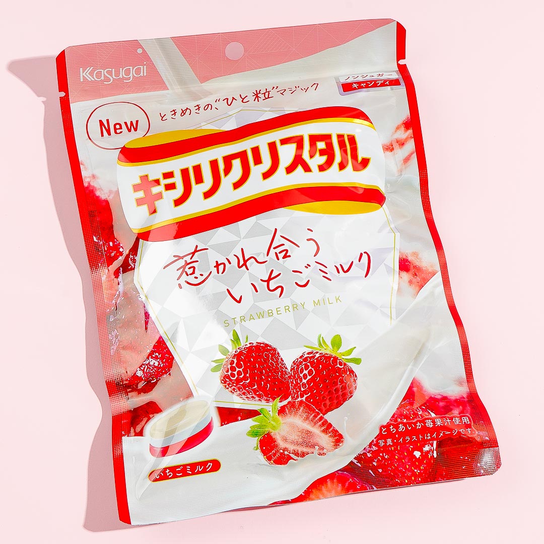 Kasugai Xylicrystal Candy - Strawberry Milk