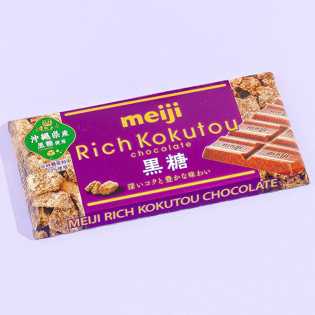 Meiji Rich Kokutou White Chocolate - Brown Sugar