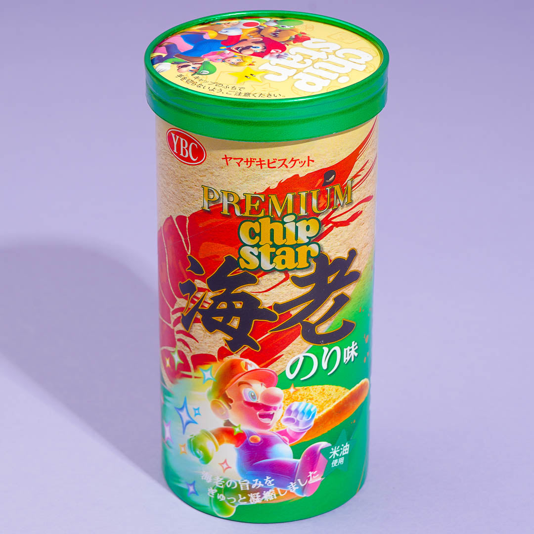 Super Mario Premium Chip Star Potato Chips - Shrimp Nori
