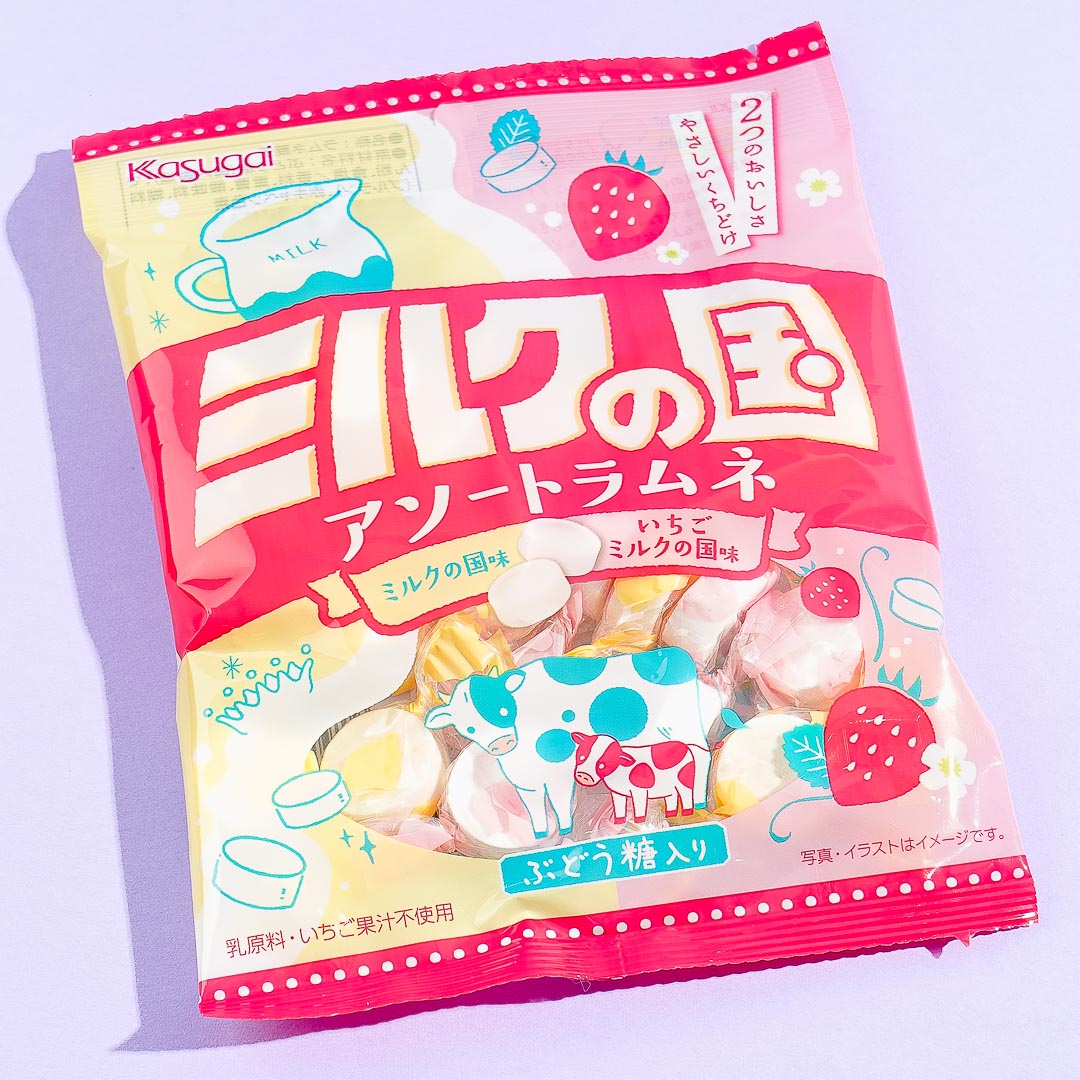 Kasugai Milk Country Assorted Ramune Candy