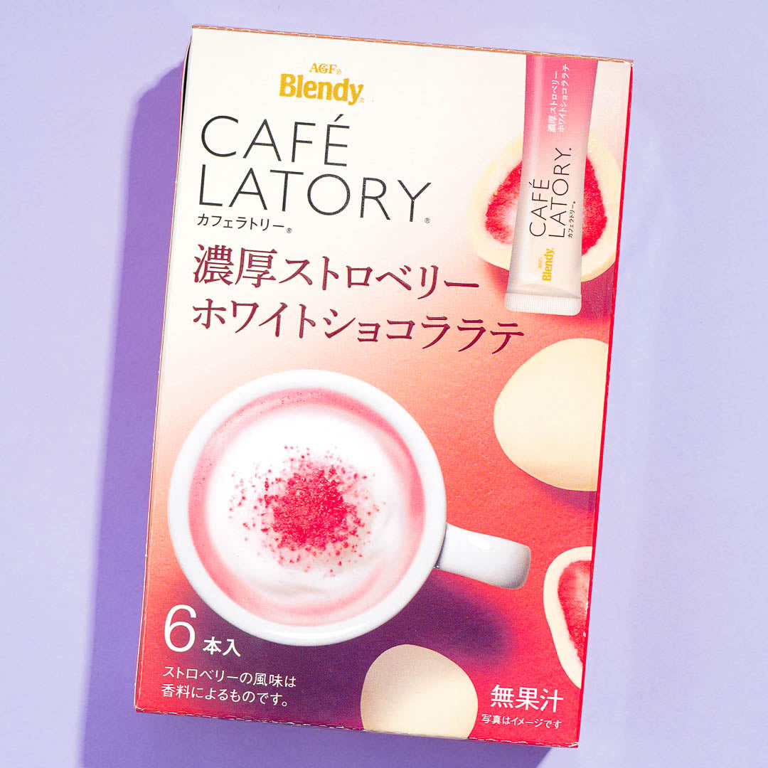 Blendy Cafe Latory Strawberry White Choco Latte