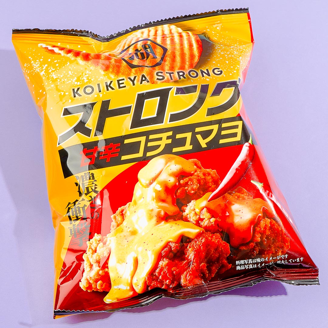 Koikeya STRONG Potato Chips - Sweet & Spicy Gochumayo